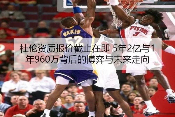 杜伦资质报价截止在即 5年2亿与1年960万背后的博弈与未来走向 - WanmeiSports